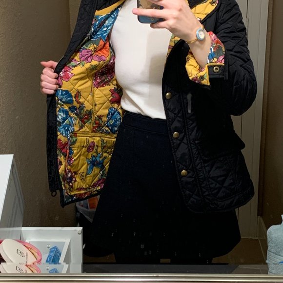 Joules Moredale Black Quilted Jacket XXS - Picture 7 of 13